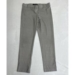Amanda & Chelsea Women's Pants Size 6 Slim Stretch Ankle Black White